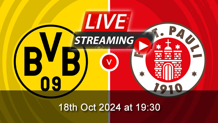 Dortmund Vs FC St Pauli - live Streaming - 18th Oct 2024 - Bundesliga