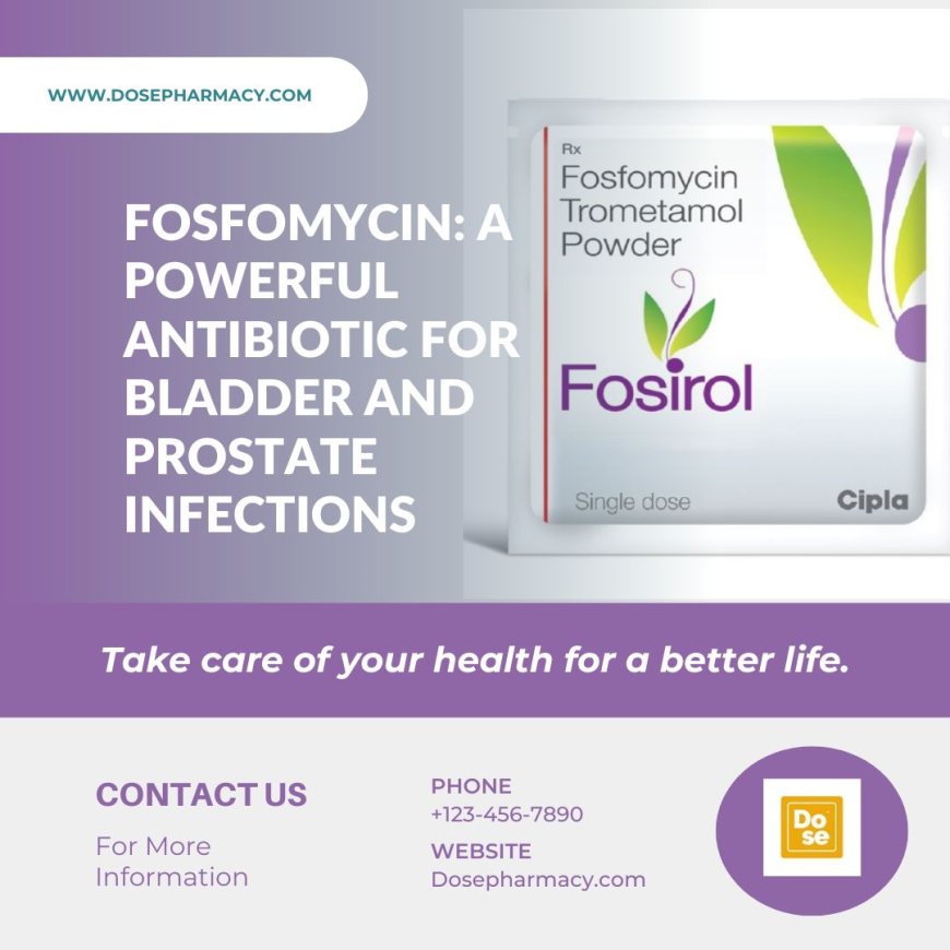 Fosfomycin: Why This Antibiotic is Rarely Prescribed