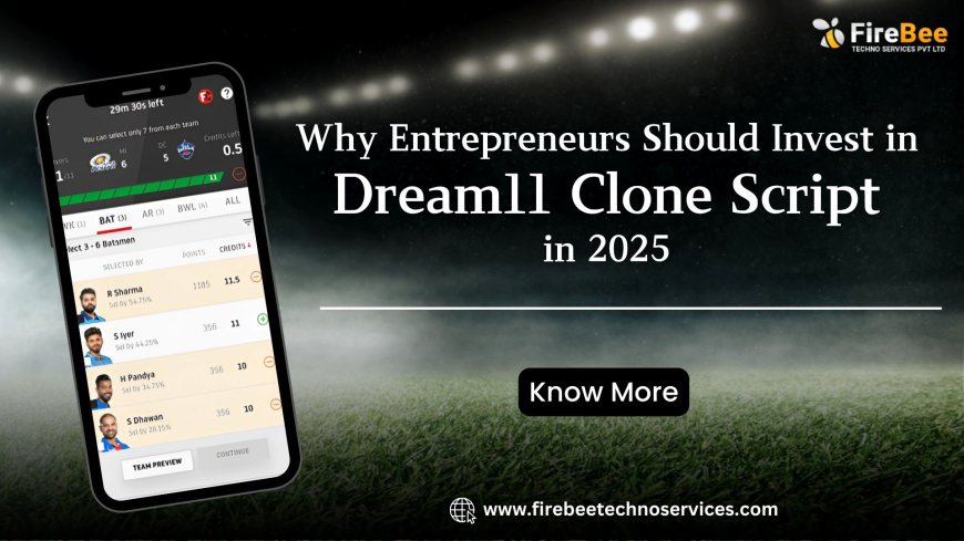 Why Entrepreneurs Should Invest in Dream11 Clone Script in 2025